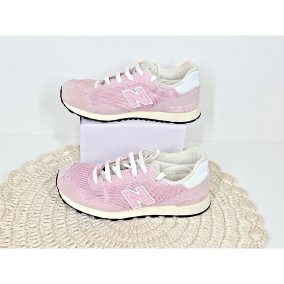 New Balance Kids 515 V1 Lace Up Sneakers Size 1 Light Raspberry Pink Barbie EUC - Picture 6 of 16